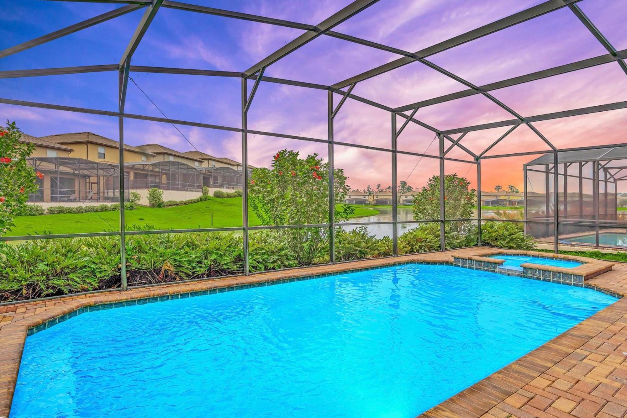 8Br Resort Home W Pool Hot Tub And Theatre Loft Kissimmee Ngoại thất bức ảnh